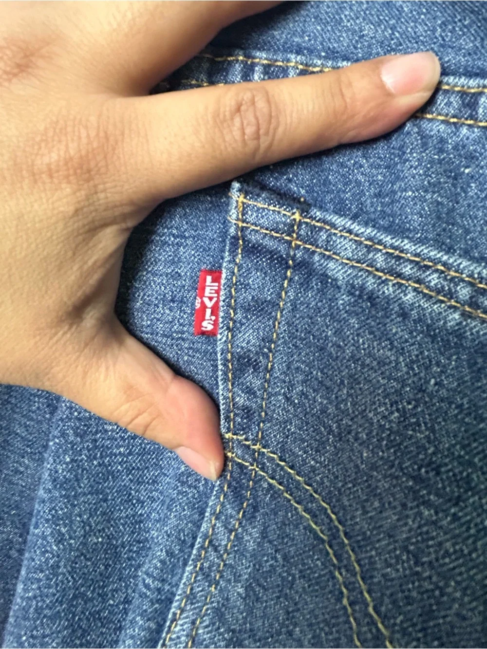 Levi’s 501 Mens Premium Button Fly Selvedge Big E Size 29X32 Blue